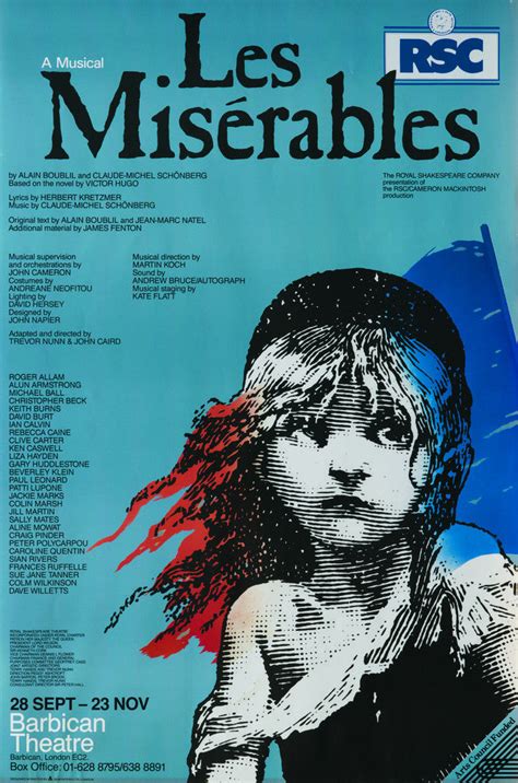 Les Miserables 1985 Posters And Prints By Trevor Nunn
