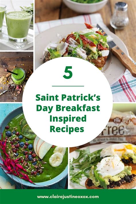 5 Saint Patricks Day Breakfast Inspired Recipes Claire Justine