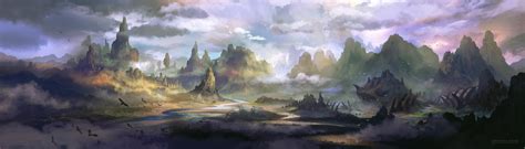 River Mountain Ii By Ferdinand Ladera Imaginarylandscapes