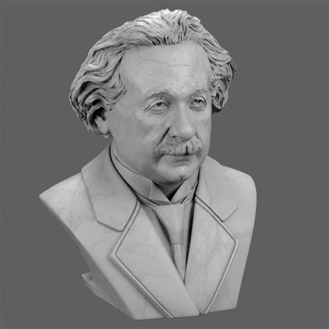 Decorative Bust Albert Einstein 3d Max