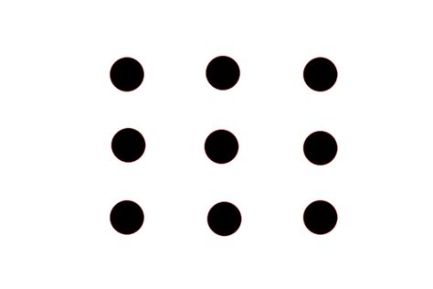 Nine Dots Picture For Classroom Therapy Use Great Nin