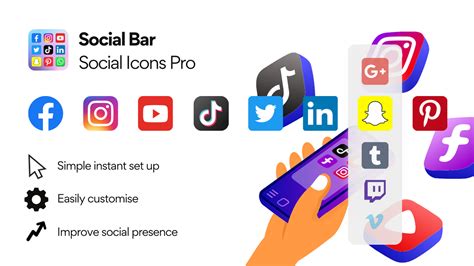 Social Bar Social Media Icons Social Bar Social Media Icons Shopify App Store