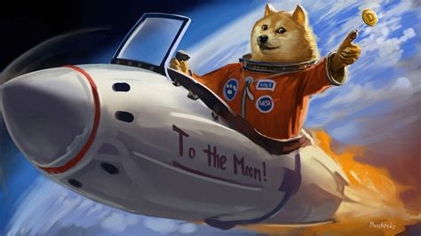 1920x1080 Doge To The Moon Laptop Full Hd 1080p Hd 4k Wallpapers