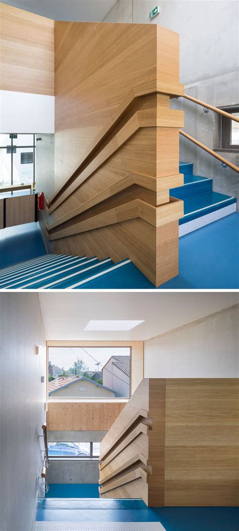 Because of strict building codes, you have to make sure everything is perfect to avoid any kind of hazard. Stair Design Idea - 9 Examples Of Built-In Handrails ...