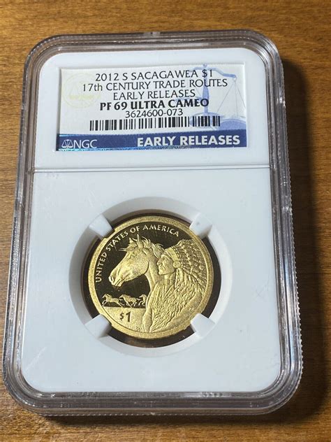 2012 S Sacagawea 1 17th Century Trade Routes Early Releases Pf69 Ultra