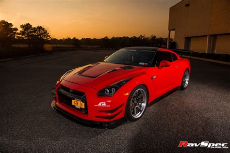 Nissan Gt R R35 Red Work Emotion T7r 2p Wheel Front
