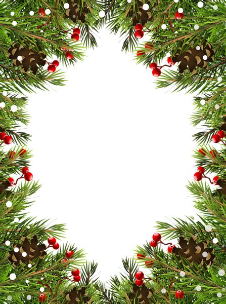 Christmas Holly Border Png Png Image Collection