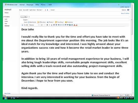 Check spelling or type a new query. Thank You Email After Interview Sample | Thank you email ...