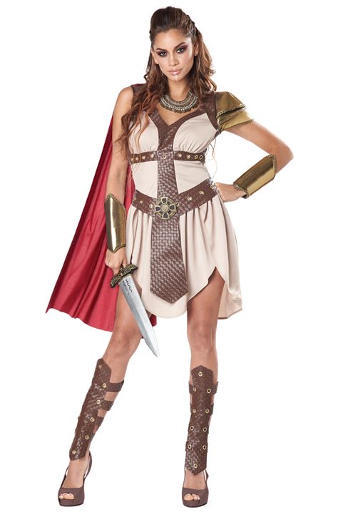 Lady Warrior Adult Costume Viking Woman Costumes For
