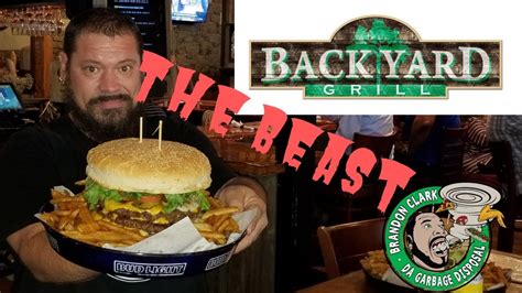 Take a trip around texas to the other side of the world. The Beast 9LB Burger and Fries Backyard Grill Houston ...