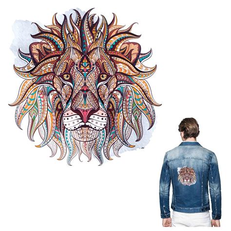 Onesaid Lion Iron Patches For Clothing Summer Diy Heat Transfers