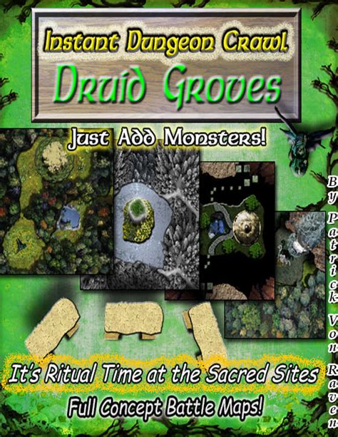 Instant Dungeon Crawl Druid Groves Patrick Von Raven Dungeon