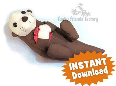 Tells the story of an otter who strays too far from his home and must face danger from other animals in order to make his return. Oscar the Otter INSTANT DOWNLOAD Sewing Pattern PDF