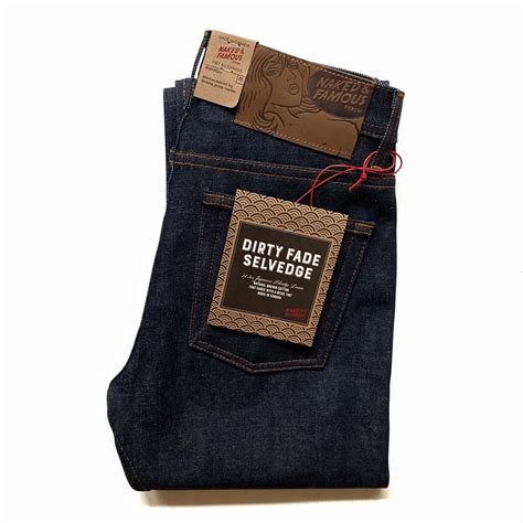 Naked Famous NWT Naked Famous Weird Guy Dirty Fade Selvedge Denim Grailed