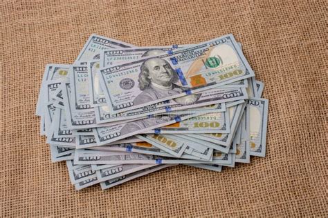 Banknote Bundle Of Us Dollar Stock Image Image Of Success American