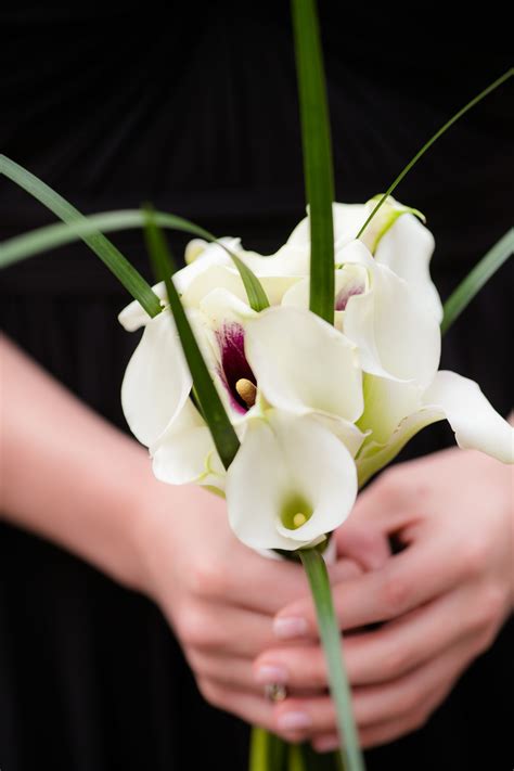 White Calla Lily Bridesmaid Bouquets