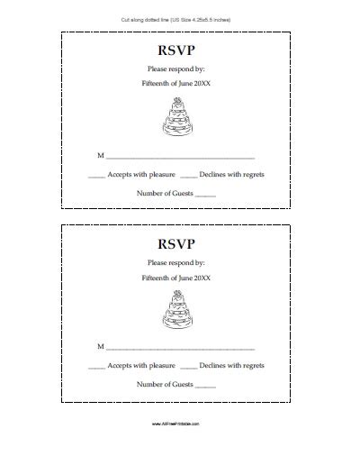Printable Rsvp Rsvp Editable Templates And Thank You Enclosure Cards