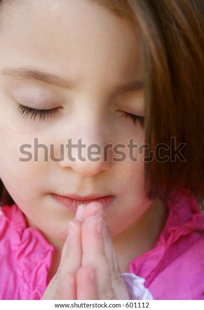 Little Girl Praying Stock Photo 601112 Shutterstock