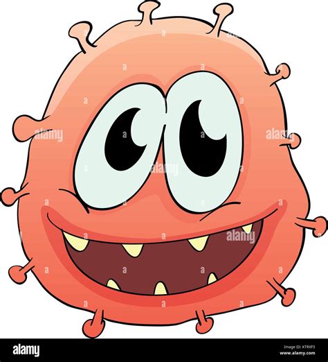 Illustration Of A Germ Bug On White Stock Vector Image And Art Alamy