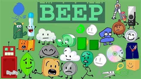 All Bfb Characters In Bfb Teams Youtube