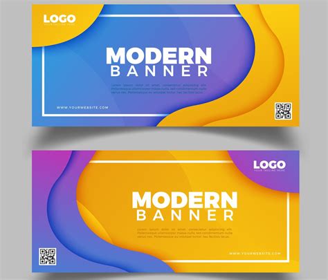 Modern Banner Design Sample Banner Design Inspiration Banner