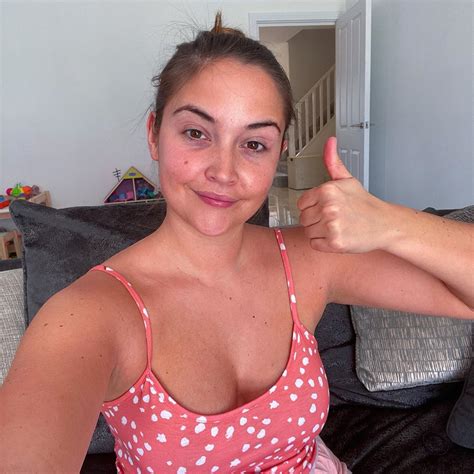Makeup Free Jacqueline Jossa Thanks Fans For Picking Me Up On A Down