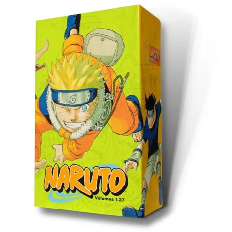 Naruto Volume 1 27 Manga Comic Book Collection Complete Set In Box 239