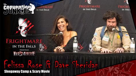 Felissa Rose Sleepaway Camp And Dave Sheridan Scary Movie Frightmare
