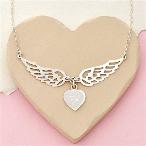 Tales From The Earth Always With You Guardian Angel Wing Necklace