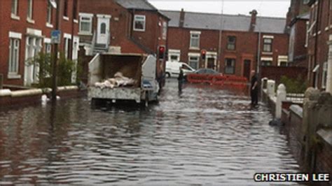 Roads Remain Closed After Lancashire Floods Bbc News