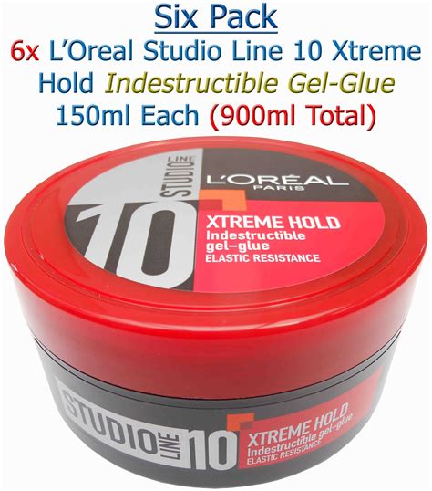 Technological innovation, style memorising effect: L'Oreal Studio Line Xtreme Hold 10 Indestructible Gel Glue ...