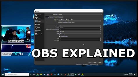 Best Obs Settings For Single Pc Streaming Obs Optimization Youtube