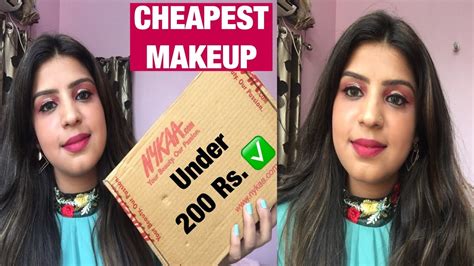 Below are the best options to consider if you have a budget around rs. Cheapest Makeup under 200 Rs. | Nykaa Haul | Miss Pink ...