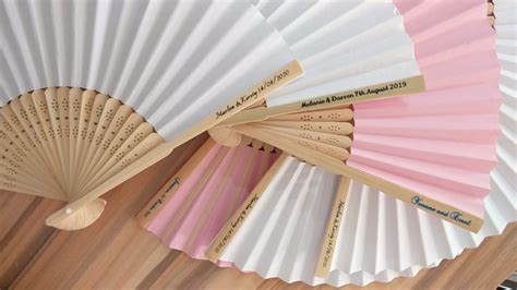 Custom Folding Fans Paper Fans Bulk For Wedding Bachelorette Birthday