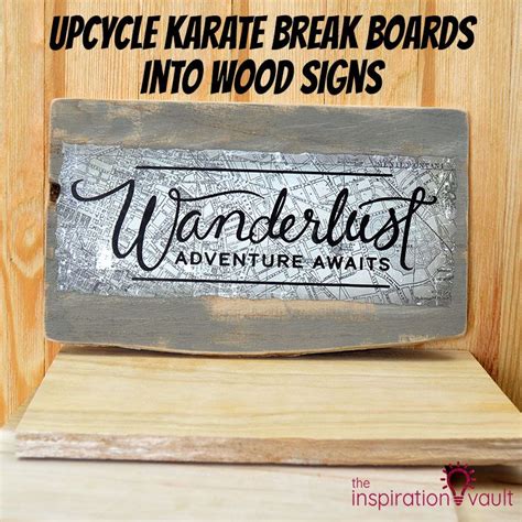 Upcycle Karate Break Boards Scrap Pine Into Wood Signs In 30 Mins Or