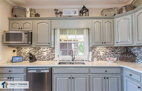 Glazing kitchen cabinets adds depth and color to the finish and often beats the cost to paint cabinets. Painting Kitchen Cabinets Gray with Black Glaze in 2020 | Kitchen remodel, Kitchen remodel cost ...