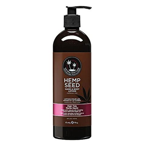 earthly body hemp seed hand and body lotion high tide 16 oz