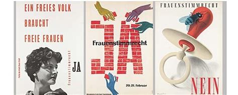 Votes And Voices Swiss Campaign Posters 1918today