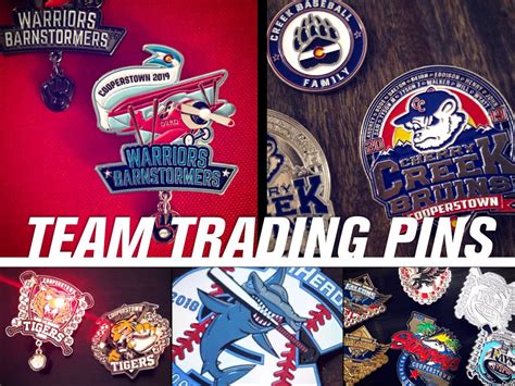 Baseball Team Trading Pins First Place Pins