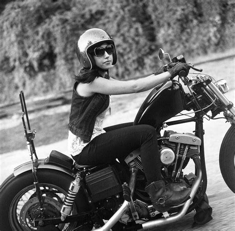Biker Girl Repined For Vikingbags Harley