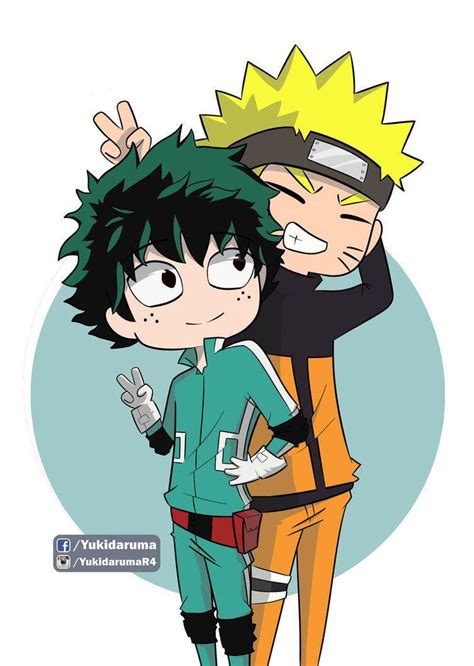 Naruto And Deku Wallpapers Wallpaper Cave