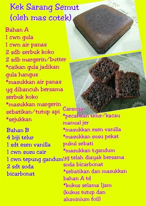 Check spelling or type a new query. Pin by Naa on Koleksi resepi Mas Cotek | Cake recipes, Tea ...