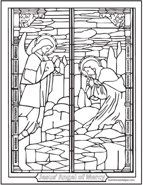 40+ Rosary Coloring Pages: Joyful, Sorrowful, And Glorious Mysteries