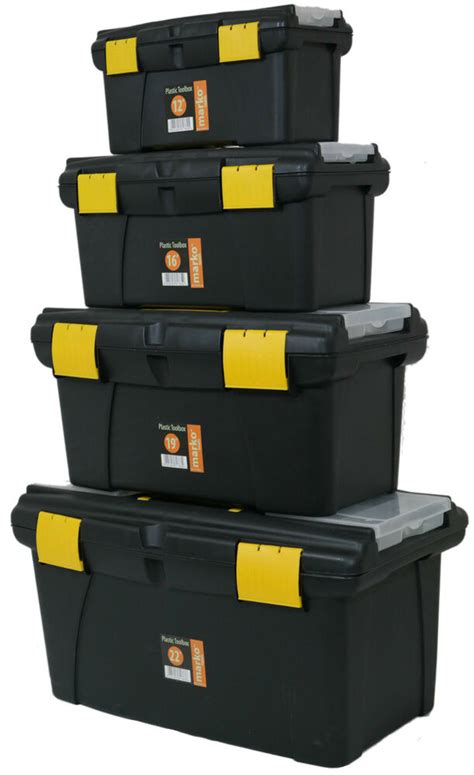 111 results for big plastic storage boxes. Large Plastic Tool Box Chest Set Lockable Removable ...