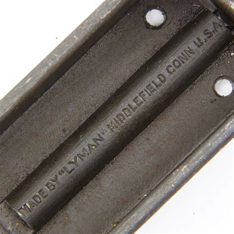 Original Wwii Thompson M1928a1 Smg Lyman Adjustable Sight