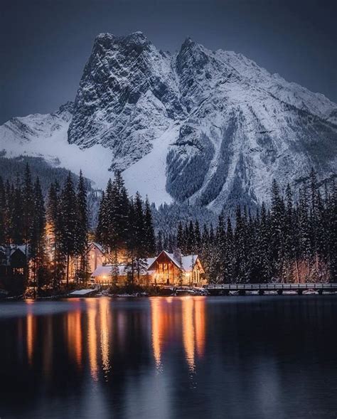 The Emerald Lake Or Emerald Lake Is A Lake Located In Yoho National
