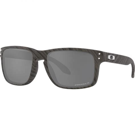 oakley holbrook sunglasses woodgrain prizm black polarized lens free uk delivery