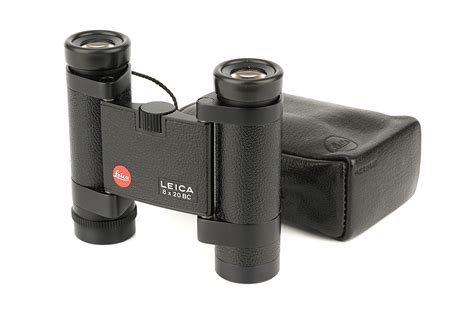A Pair Of Leitz Trinovid 8x20 Bc Binoculars Black Serial No 1289450