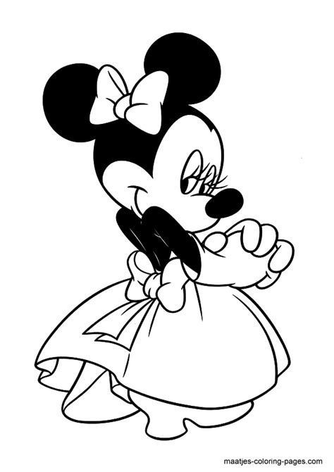 Gambar Mewarnai Mickey Mouse