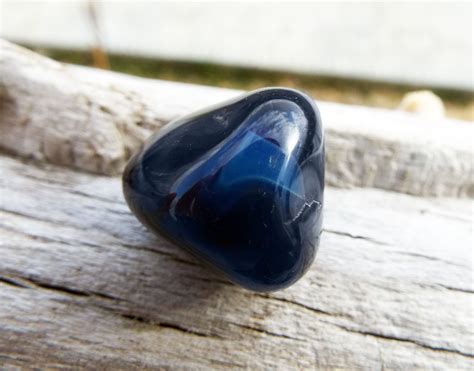 Agate Gemstone Blue Stone Tmble Stone Crystal Rock Natural Untouched